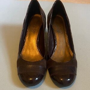 Franco Sarto Dark Brown Heels